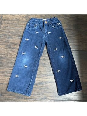 Crewcuts Corduroy embroidered Dogs Size 3